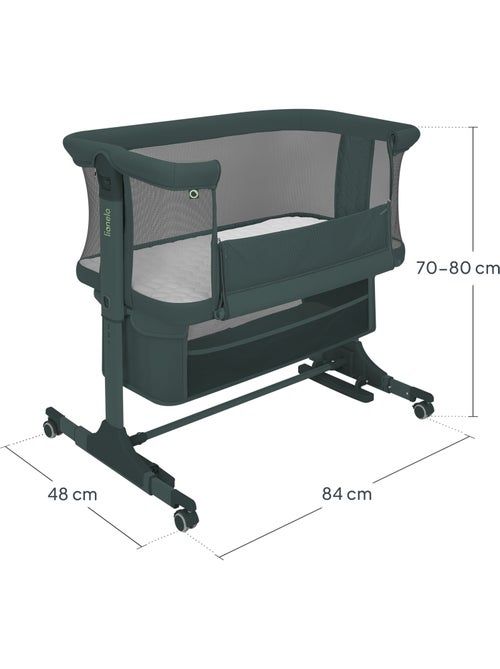 Letto co-sleeping 3 in 1 LIONELO Jodie - Culla - Regolabile in altezza e inclinazione - Kiabi