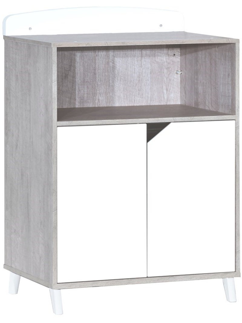 Letto combinato 120x60, convertibile in 90x190 in - BABYPRICE Bianco Grigio - Kiabi