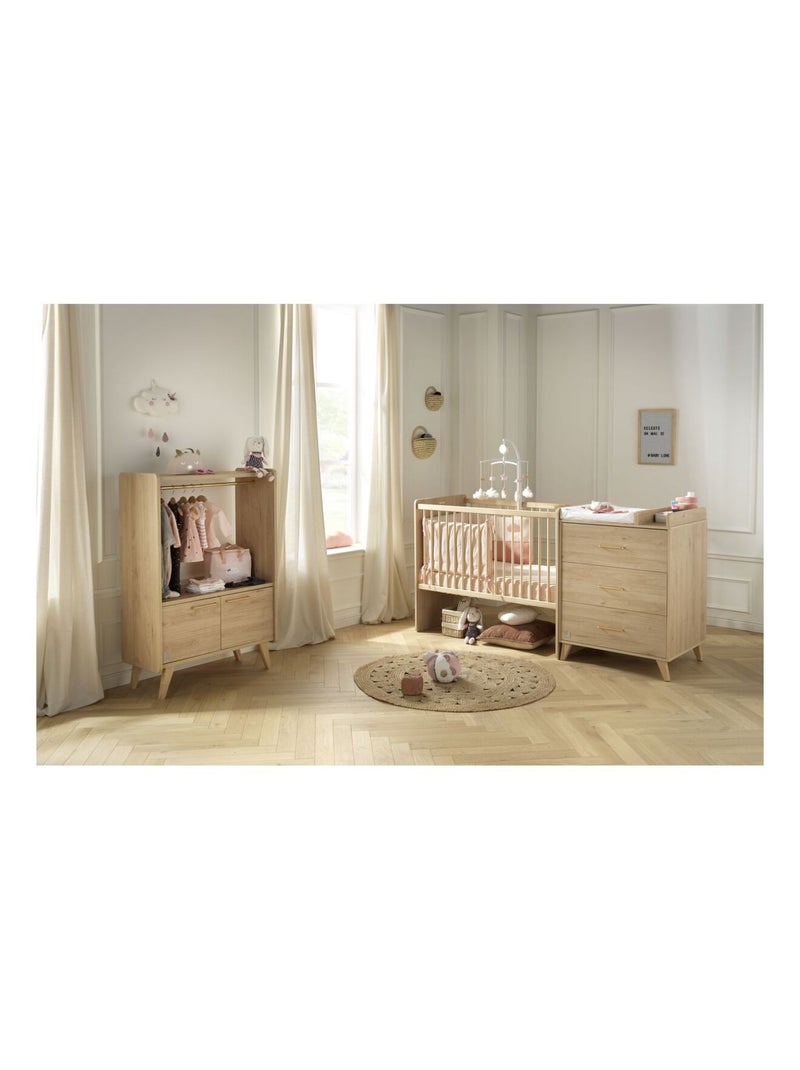 Letto combinato 120x60 trasformabile in 90x190 - SAUTHON Marrone - Kiabi