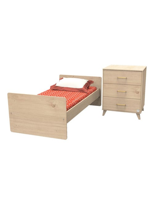 Letto combinato 120x60cm trasformabile in 90x190cm Arty con - SAUTHON - Kiabi