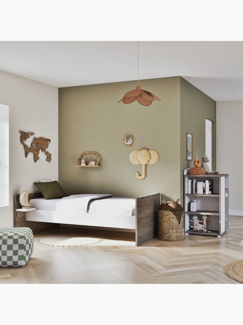 Letto combinato in legno trasformabile 120x60 - BABYPRICE Grigio - Kiabi