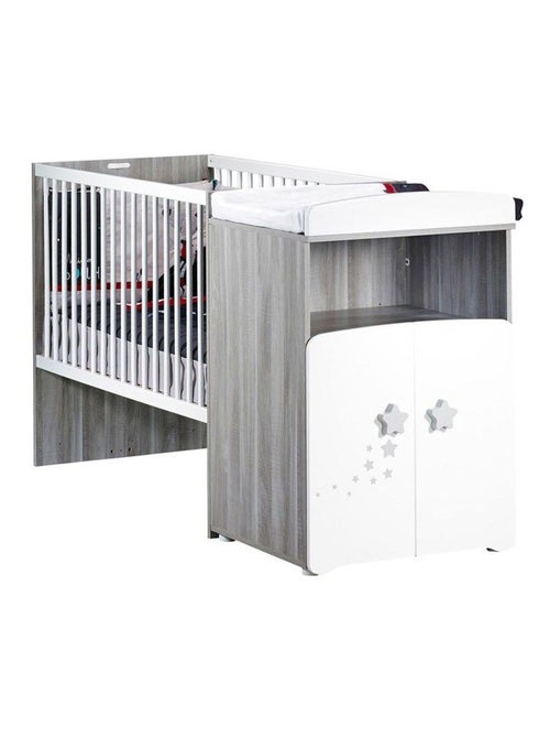 Letto combinato in legno trasformabile da 120x60 a - BABYPRICE - Kiabi