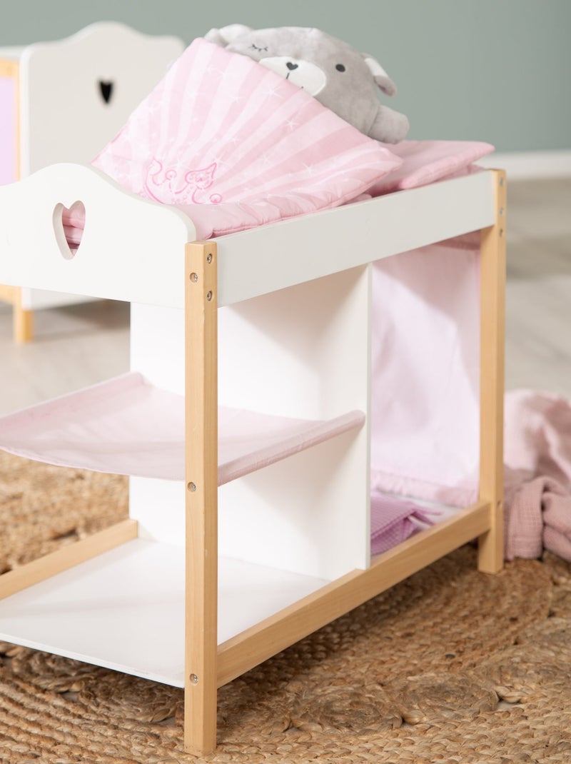 Letto combinato per bambola con accessori "Scarlett" – ROBA Bianco Rosa - Kiabi