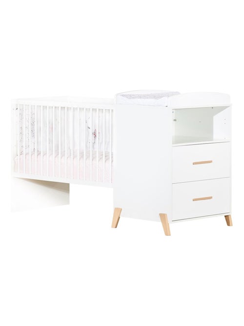 Letto combinato trasformabile da 120x60 a 90x190 in legno - BABYPRICE - Kiabi