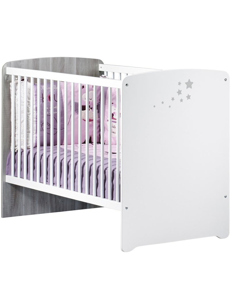 Letto in legno 120x60 con - BABYPRICE Bianco - Kiabi