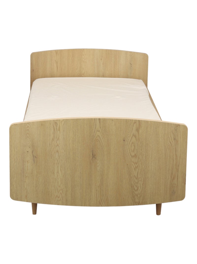 Letto junior 190x90cm in legno di quercia - SAUTHON Marrone - Kiabi