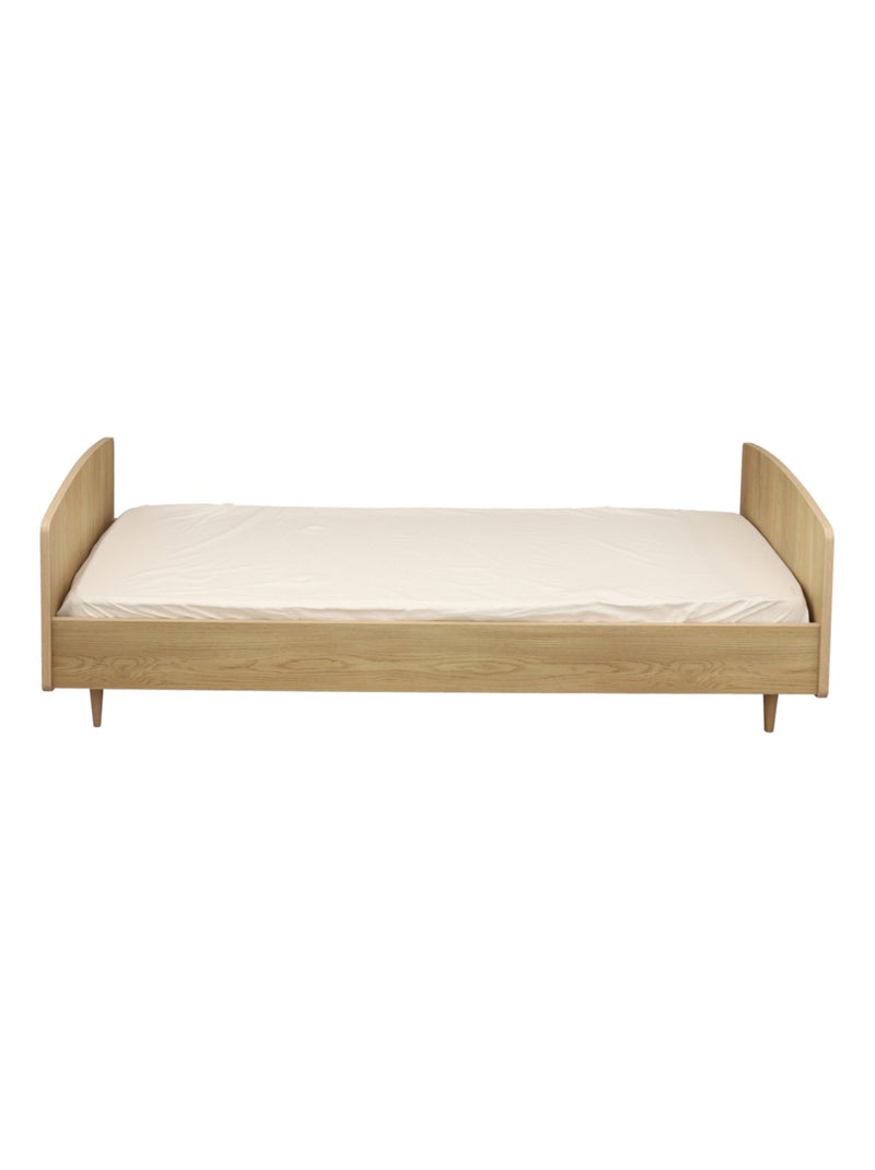 Letto junior 190x90cm in legno di quercia - SAUTHON Marrone - Kiabi