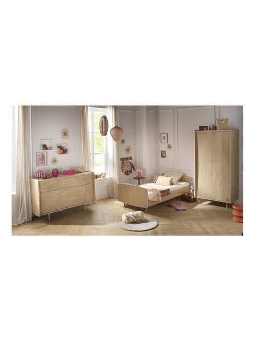 Letto junior 190x90cm in legno di quercia - SAUTHON - Kiabi