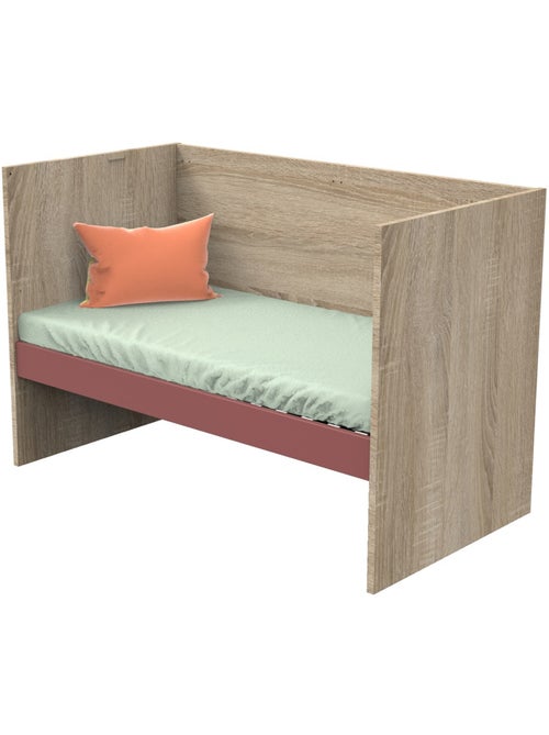 Letto per bambini 140x70cm trasformabile in letto junior 90x200cm in pannelli effetto - SAUTHON - Kiabi