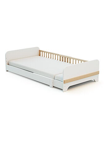 Letto per bambini a terra estensibile in legno 80x140–165–190 CARROUSEL