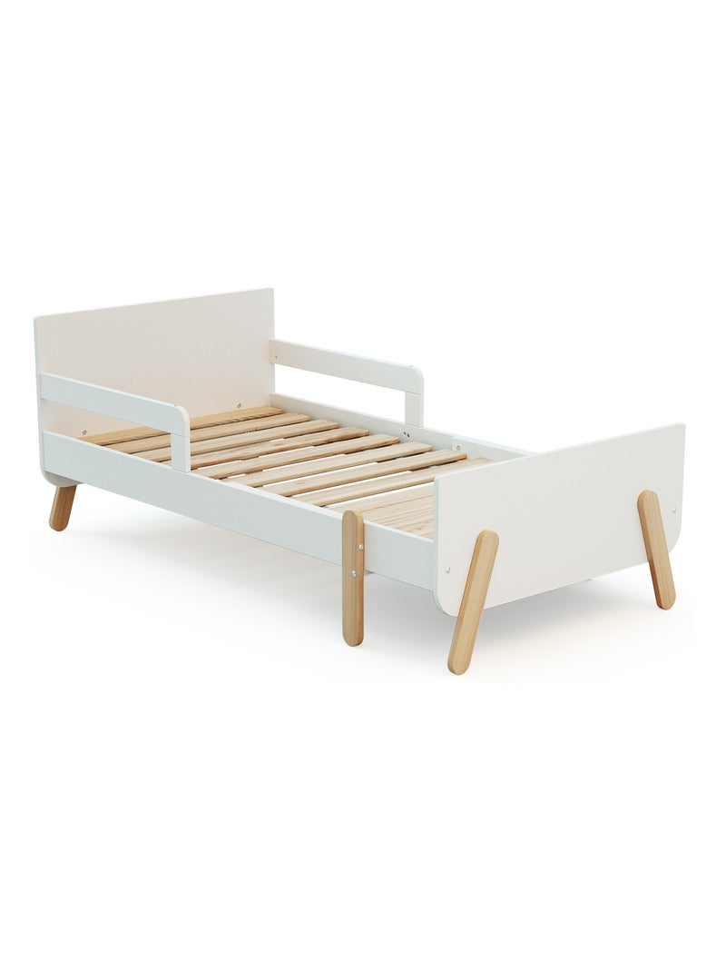 Letto per bambini estensibile in legno 80x140-165-190 pirate Bianco - Kiabi