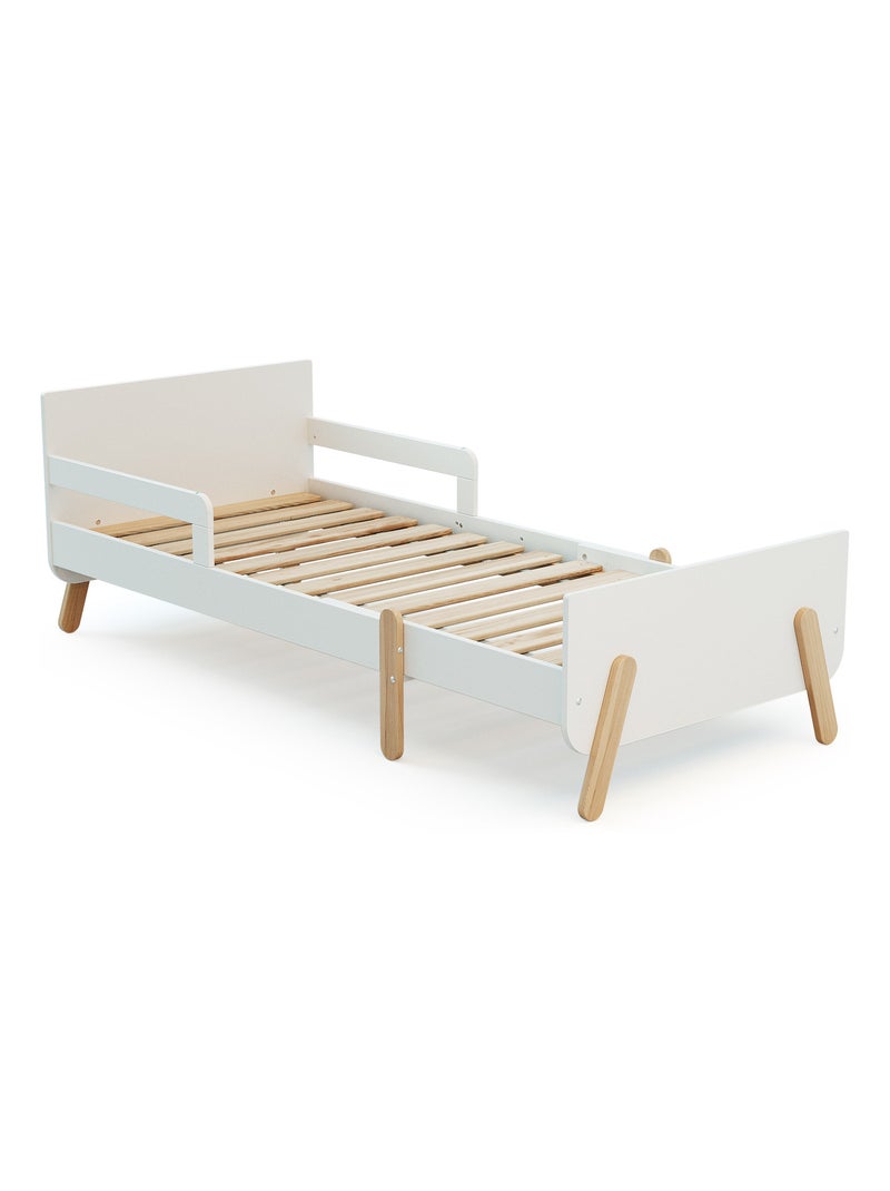 Letto per bambini estensibile in legno 80x140-165-190 pirate Bianco - Kiabi