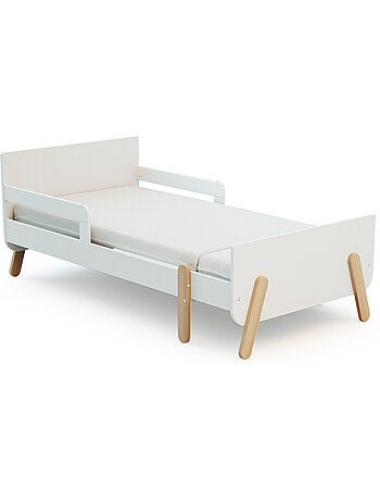 Letto per bambini estensibile in legno 80x140-165-190 PIRATE con materasso