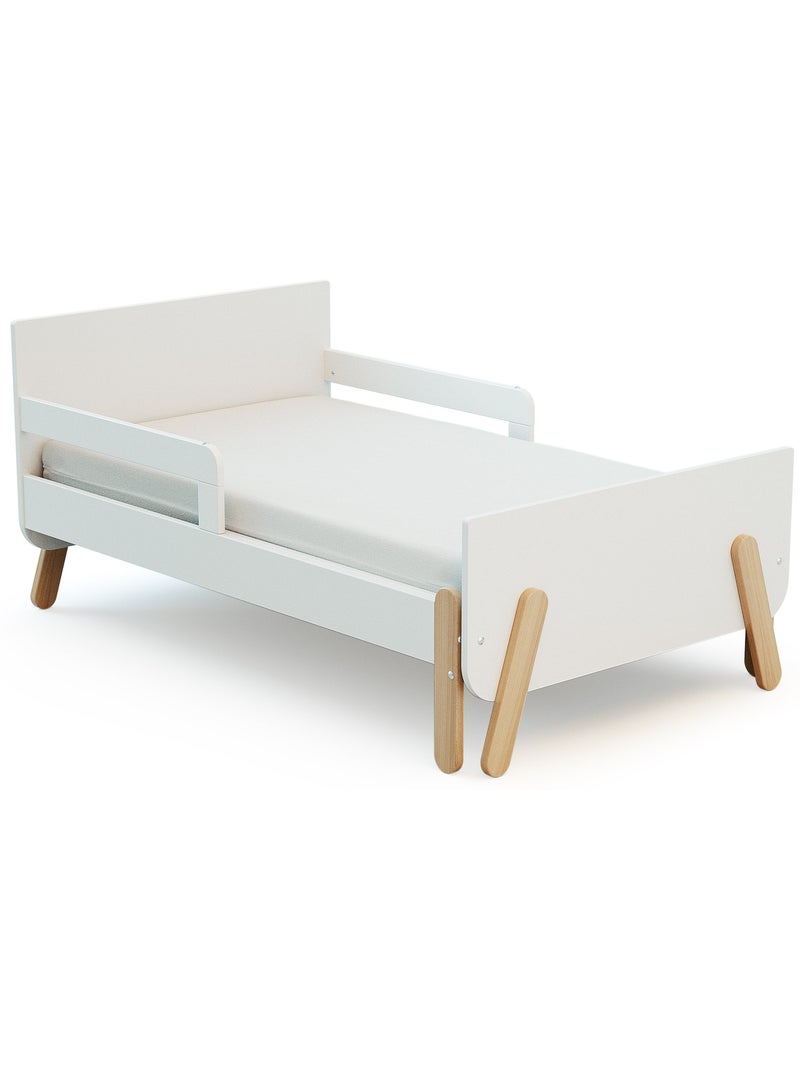 Letto per bambini estensibile in legno 80x140-165-190 pirate con materasso Bianco - Kiabi