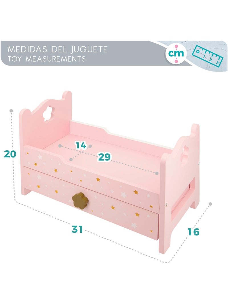Letto per bambole in legno WOOMAX N/D - Kiabi