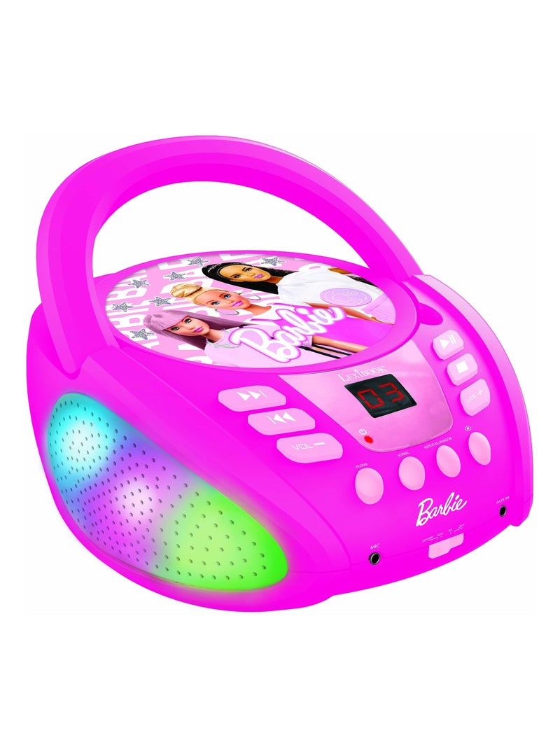 Lettore CD Bluetooth di Barbie con effetti luminosi Rosa - Kiabi