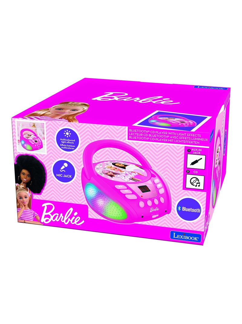 Lettore CD Bluetooth di Barbie con effetti luminosi Rosa - Kiabi