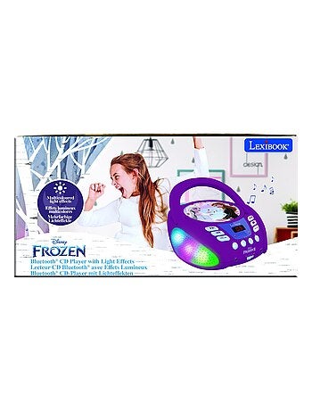 Lettore CD Bluetooth Disney Frozen con luci