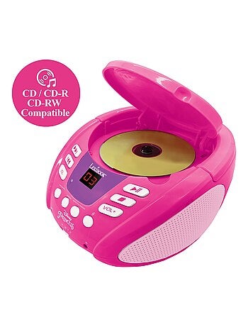 Lettore CD Bluetooth Disney principessa con luci