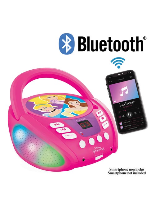Lettore CD Bluetooth Disney principessa con luci - Kiabi