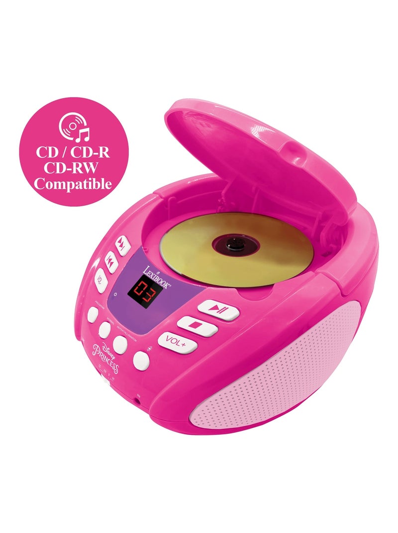 Lettore CD Bluetooth Disney principessa con luci Nero - Kiabi