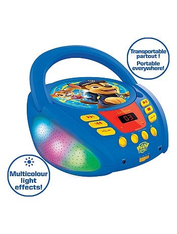 Lettore CD Bluetooth Paw Patrol con luci
