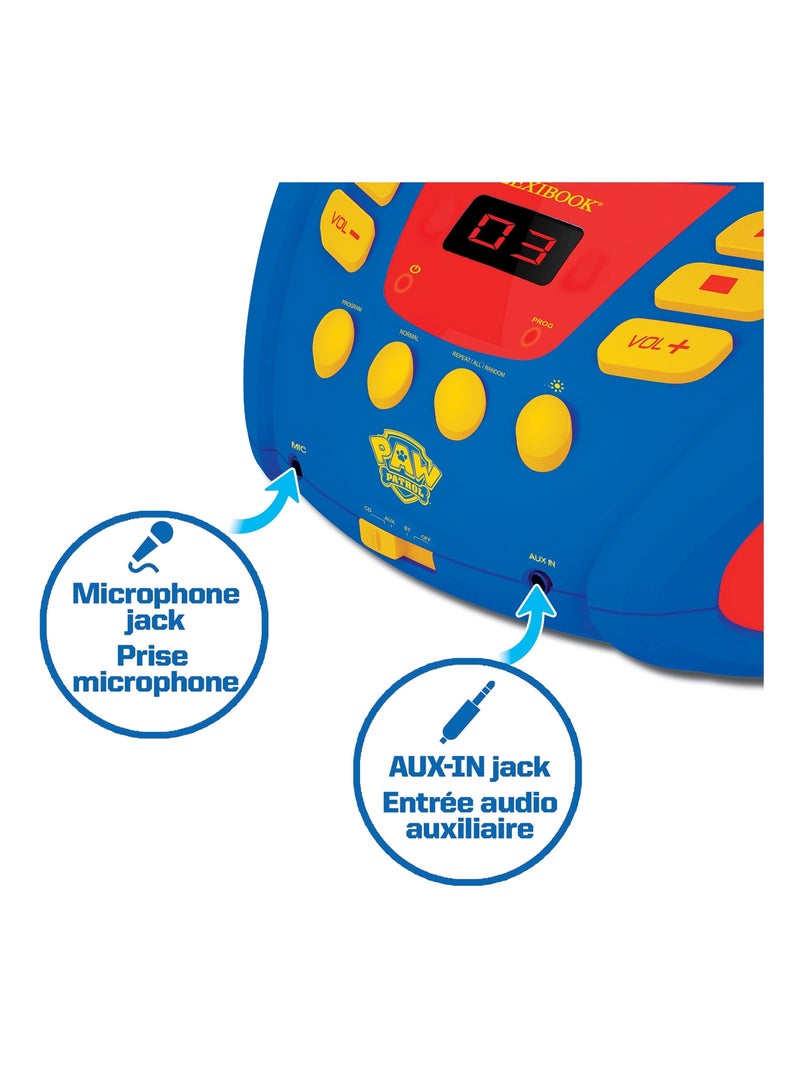 Lettore CD Bluetooth Paw Patrol con luci Blu - Kiabi