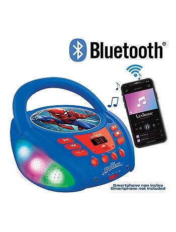 Lettore cd bluetooth® spider-man con effetti luminosi