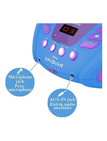 Lettore CD Bluetooth® Stitch con luci