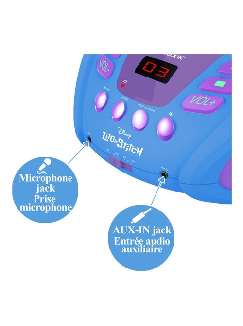 Lettore CD Bluetooth® Stitch con luci - Kiabi