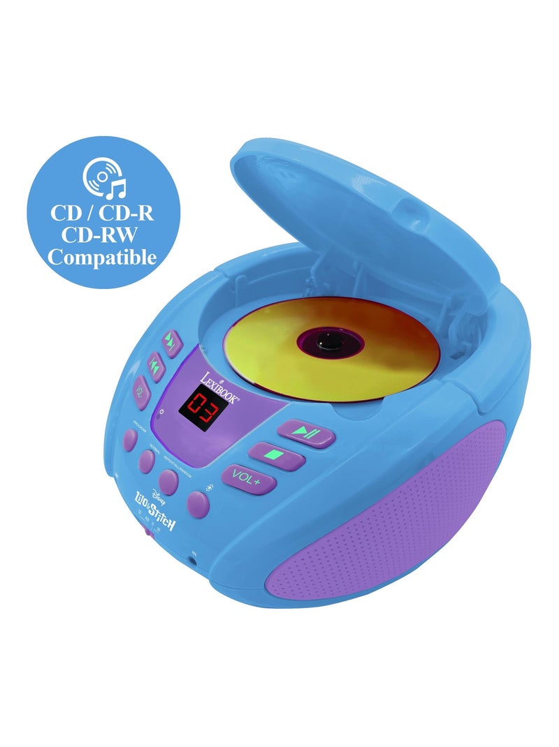 Lettore CD Bluetooth® Stitch con luci Blu - Kiabi