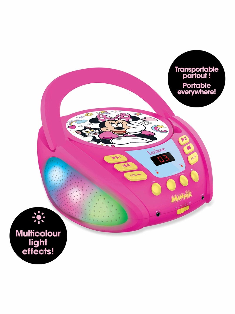 Lettore CD Minnie Bluetooth luce Rosa - Kiabi