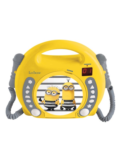 Lettore CD portatile dei Minions con 2 microfoni Sing Along - Kiabi