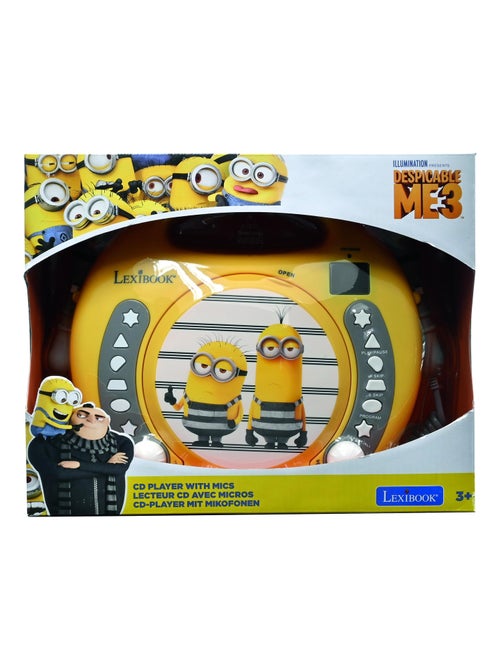 Lettore CD portatile dei Minions con 2 microfoni Sing Along - Kiabi
