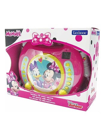Lettore CD portatile Disney Minnie con 2 microfoni Sing Along