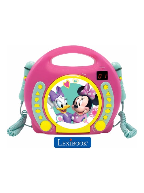 Lettore CD portatile Disney Minnie con 2 microfoni Sing Along - Kiabi