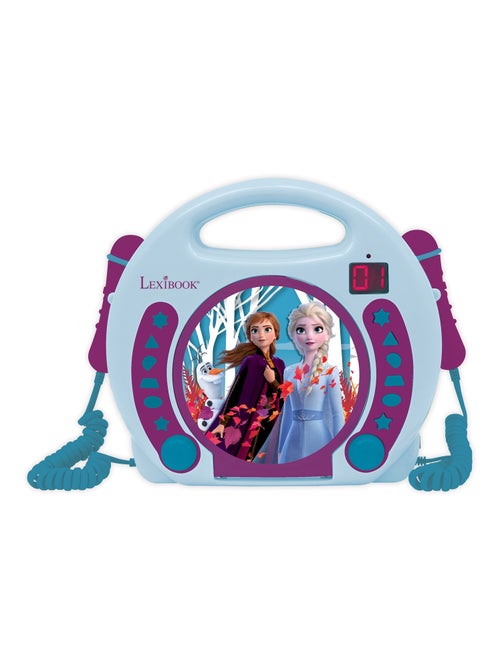 Lettore CD portatile Frozen con 2 microfoni Sing Along - Kiabi