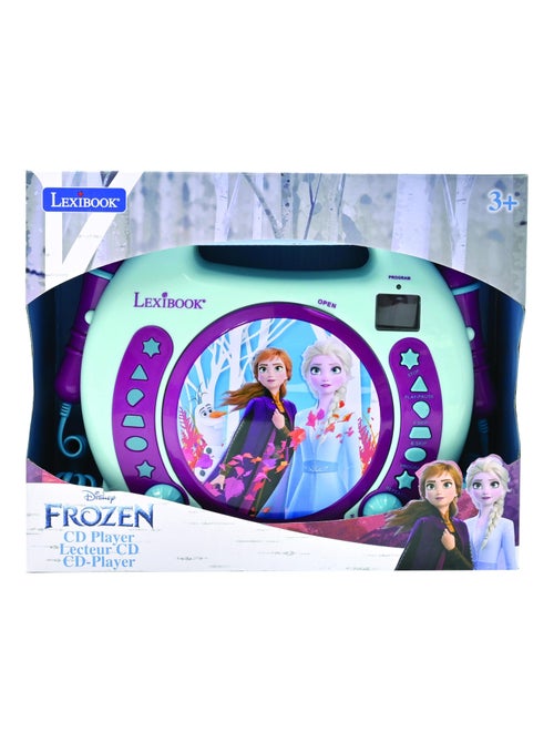 Lettore CD portatile Frozen con 2 microfoni Sing Along - Kiabi