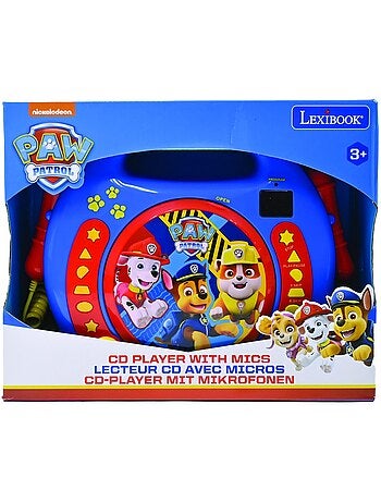 Lettore CD portatile Paw Patrol con 2 microfoni Sing Along