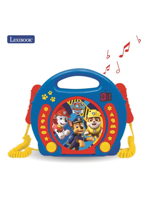 Lettore CD portatile Paw Patrol con 2 microfoni Sing Along - Kiabi