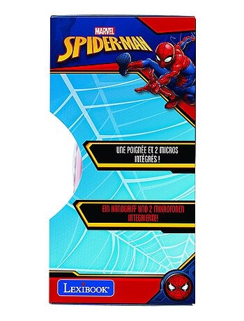 Lettore CD portatile SpiderMan con 2 microfoni Sing Along