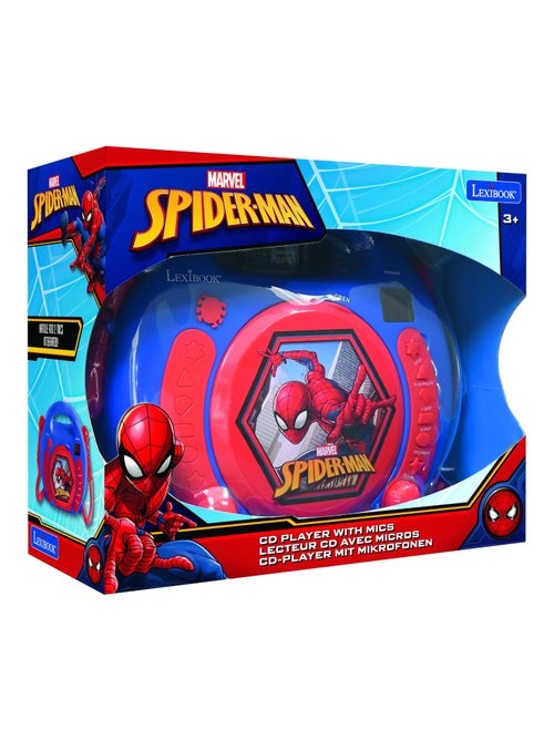 Lettore CD portatile SpiderMan con 2 microfoni Sing Along - Kiabi