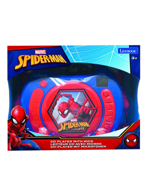 Lettore CD portatile SpiderMan con 2 microfoni Sing Along - Kiabi