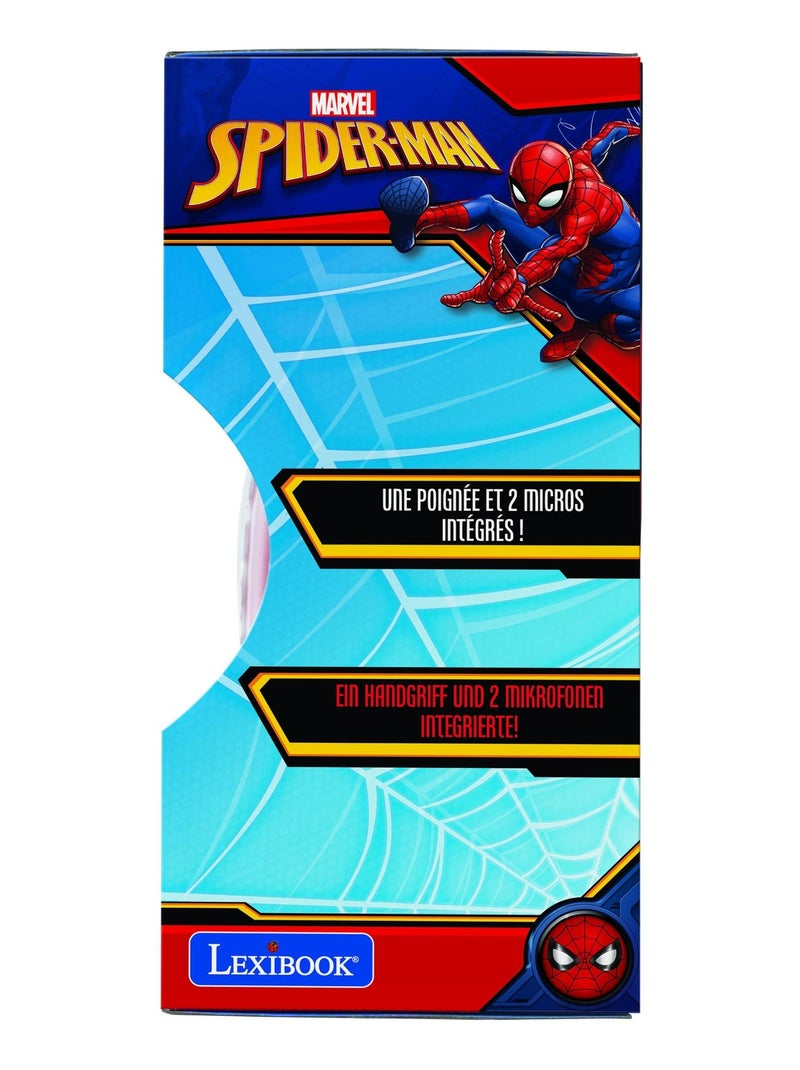 Lettore CD portatile SpiderMan con 2 microfoni Sing Along Blu - Kiabi