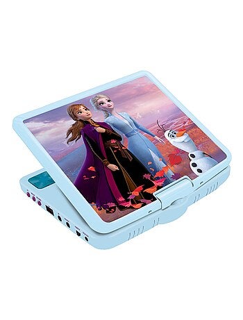 Lettore DVD portatile Frozen con schermo rotante da 7, porta USB e auricolari