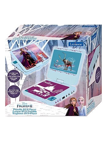 Lettore DVD portatile Frozen con schermo rotante da 7, porta USB e auricolari
