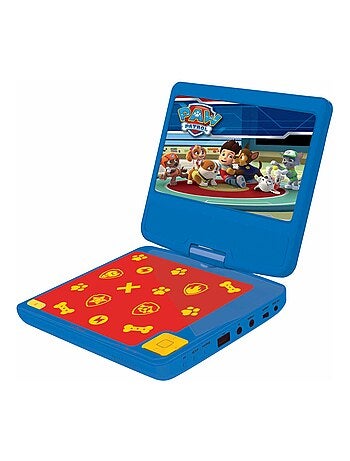 Lettore DVD portatile Paw Patrol Schermo rotante da 7 con porta USB e auricolari