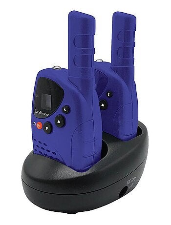 Lexibook 3 miglia walkie-talkie ricaricabile con base di ricarica