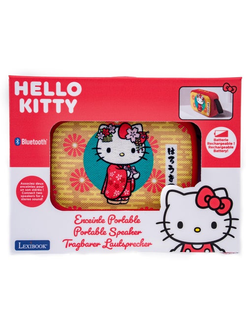 Lexibook, hello kitty, altoparlante bluetooth, finitura in tessuto, giallo, bt018hk - Kiabi Lexibook, hello kitty, altoparlante bluetooth, finitura in tessuto, giallo, bt018hk - Kiabi