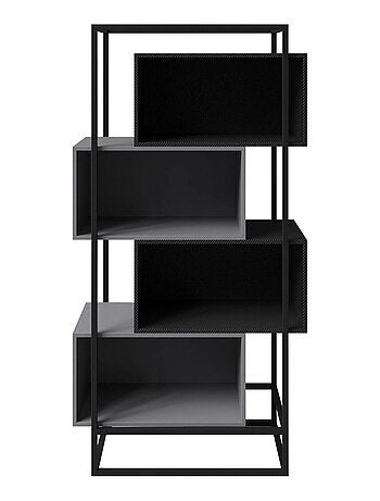 Libreria a 4 vani aperti – struttura metallica "Roba" – Minecraft